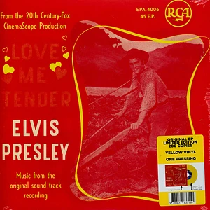 Elvis Presley - EP Stranger No. 14 - Love Me Tender (Belgium) Yellow Vinyl Edition