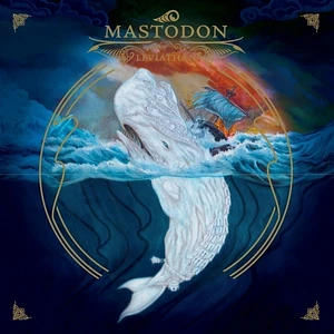 Mastodon - Leviathan White Green Merge With Splatter