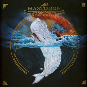Mastodon - Leviathan White Green Merge With Splatter