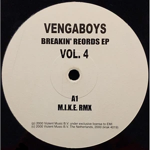 Vengaboys - Breakin' Records EP Vol. 4