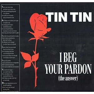 Tin Tin - I Beg Your Pardon (The Answer)