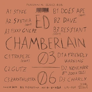 Ed Chamberlain - 03/06 Marbled Vinyl Edition