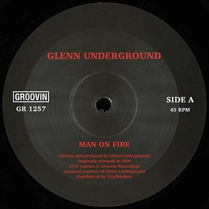 Glenn Underground - Man On Fire / Forgotten Art (Music)