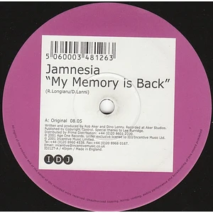 Jamnesia - My Memory Is Back