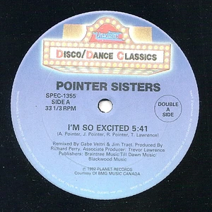 Pointer Sisters / Geraldine Hunt - I'm So Excited / Can't Fake The Feeling