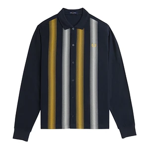 Fred Perry - Ombre Stripe Long Sleeve Polo Shirt