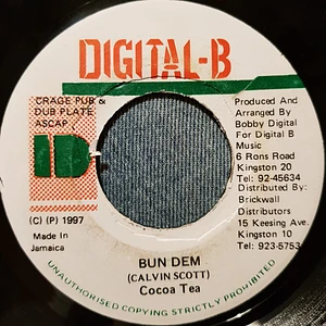 Cocoa Tea - Bun Dem