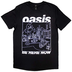 Oasis - Be Here Now Line Drawing T-Shirt