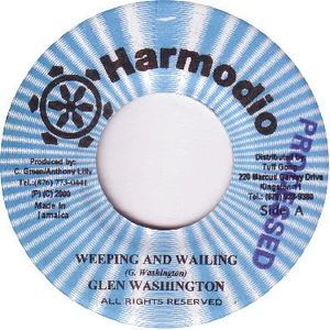 Glen Washington - Weeping And Wailing