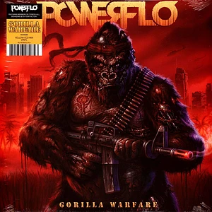 Powerflo - Gorilla Warfare Magenta / Yellow Merge Vinyl Edition