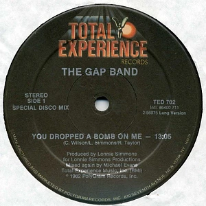 The Gap Band - You Dropped A Bomb On Me