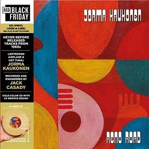 Jorma Kaukonen And Jack Casady - Reno Road: Unreleased Tracks From The '60's Black Friday Record Store Day 2024 Edition