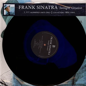 Frank Sinatra - Swingin' Greatest Black/Blue Swirl Numbered Vinyl Edition