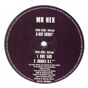 Mr. Nex - B-Boy Shout