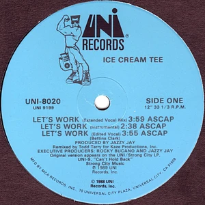 Ice Cream Tee - Let's Work