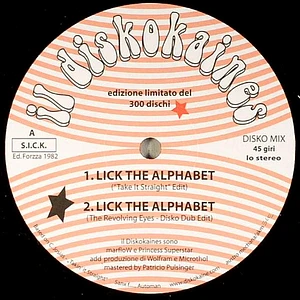 The Diskokaines - Lick The Alphabet