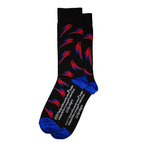 David Bowie - Flash Pattern Ankle Socks