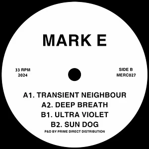 Mark E - Take A Deep Breath EP