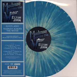 Elton John - Madman Across The Water Blue Splatter Vinyl Edition