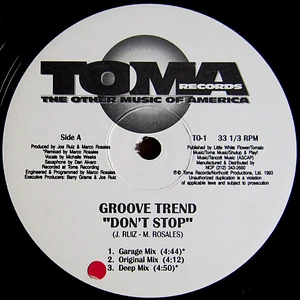 Groove Trend - Don't Stop