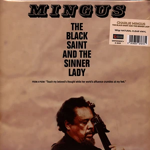 Charles Mingus - The Black Saint And The Sinner Lady Natural Clear Vinyl Edition