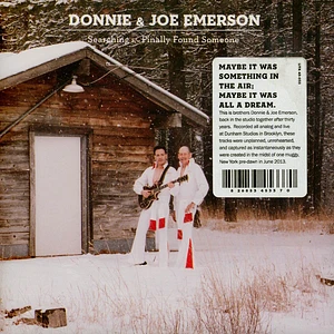 Donnie & Joe Emerson - Searching / Finally Found Someone Baby Blue Vinyl Edition