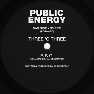 Public Energy (Speedy J) - Three O Three