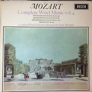 Wolfgang Amadeus Mozart, London Wind Soloists Directed By Jack Brymer - Complete Wind Music Vol.4