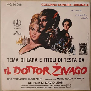 Maurice Jarre - OST Tema Di Lara E Titoli Di Testa Da "Il Dottor Živago" (Colonna Sonora Originale)