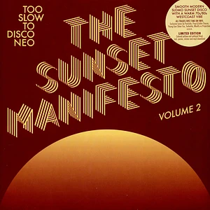 V.A. - The Sunset Manifesto Volume 2 Coloured Vinyl Edition