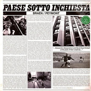 Braen / Peymont - Paese Sotto Inchiesta