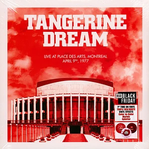 Tangerine Dream - Place Des Arts Montreal - April 9th 1977 Black Friday Record Store Day 2025 Colored Vinyl Edition