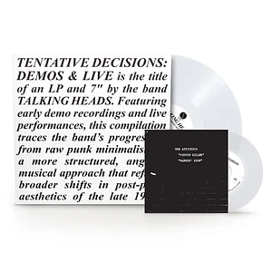 Talking Heads - Tentative Decisions: 1974-1976 Black Friday Record Store Day 2025 Clear Vinyl Edition