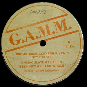Emmaculate & DJ Spen - Step Into A Black Whole (Generic Sleeve)