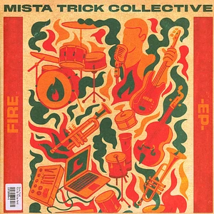 Mista Trick - Fire Ep Yellow Marbled Vinyl Edition