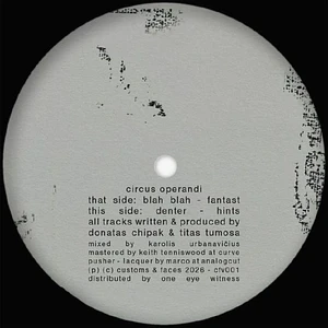Circus Operandi - Cfv 001