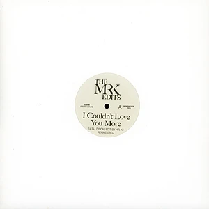 Mr K - I Couldn't Love You More Edits Record Store Day 2026 Edition