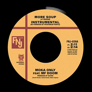 Moka Only & MF DOOM / Moka Only & J DILLA - More Soup / One Time HHV Exclusive Vinyl Edition