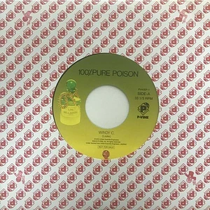 100% Pure Poison - Windy C / No More City, No More Country Clear Green Vinyl Edition