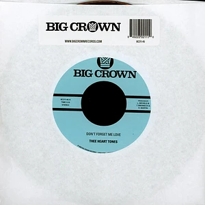 Thee Heart Tones - Don't Forget Me Love Bw Sing Your Song