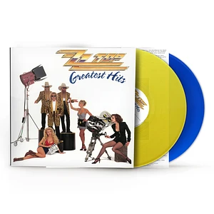 ZZ Top - Greatest Hits Indie Exclusive Transparent Yellow& Blue Vinyl Edition