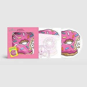 The Simpsons - OST "The Simpsons" Main Title Theme Bw The Monorail Song Cut Out Picture Vinyl Edition