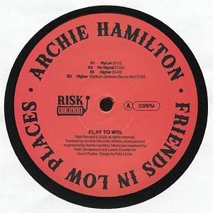 Archie Hamilton - Friends In Low Places