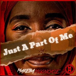 Makeba Mooncycle - Just A Part Of Me Red & Black Marbled Vinyl Edition