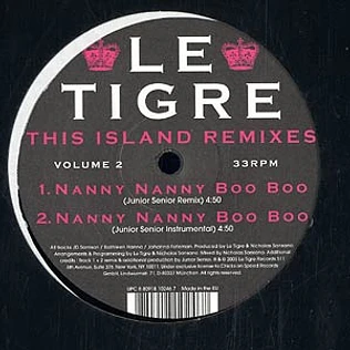 Le Tigre - This island remixes volume 2