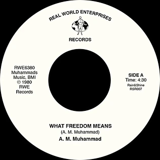 A.M. Muhammad - What Freedom Means / Tenderly