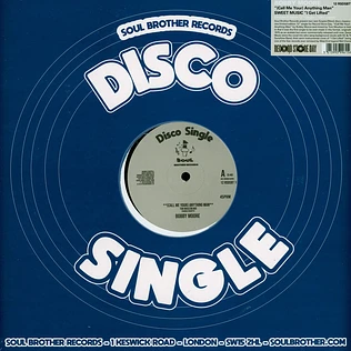 Bobby Moore / Sweet Music - (Call Me Your) Anything Man / I Get Lifted Record Store Day 2020 Edition