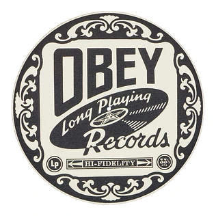 Obey Records - Long Playing Slipmat
