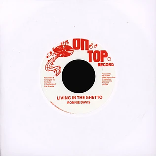Ronnie Davis - Living In The Ghetto / Paradise Dub