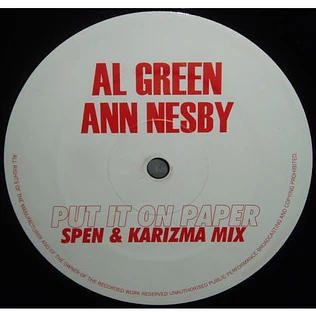 Ann Nesby & Al Green - Put It On Paper